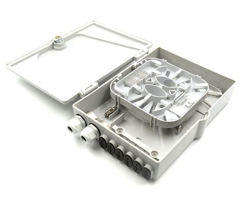 Frog Wall Mount Termination Box , 12 Fiber Ftth Termination Box For Networking Devices
