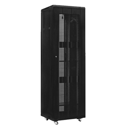 Ip55 Ip65 28U Network Equipment Rack Cabinet , Vertical Portable Server Rack