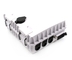 Black / White FTTH Fiber Optic Termination Box Building Distribution Enclosure
