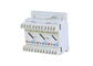 Single Port LAN Cable Rj45 Face Plate , 1 To 6 Ports Network Panel Cable Management Accessories