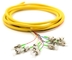 Ribbon Fan Out Fiber Pigtail , High Mechanical Durability Patch Cord Pigtail