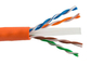 CAT6 23AWG 4 Twisted Pair Bulk CAT Cable Color Coded High Speed For Data