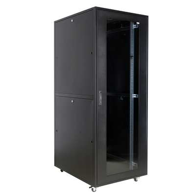 45U Smart Network Server Cabinet Passive Ventilation Server Enclosure With Doors