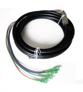 Outdoor Waterproof Fiber Optic Pigtail Anti Corrosion Strong Tensile Ability