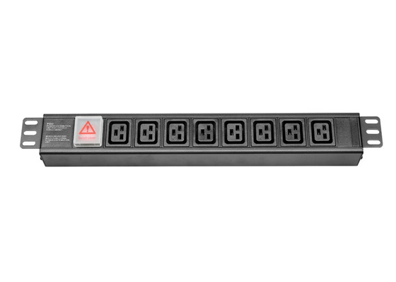 C19 Sockets Data Cabinet PDU Power Distribution Unit IEC Standard 4 - 20 Ports