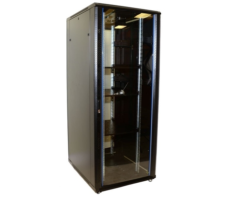 Heavy Duty Loading Open Frame Rack , Telecom Steel IP20 42U Network Rack