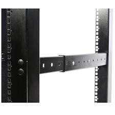 Mountable 4 Post Open Frame Rack , Heat Rejection Wall Mount Data Rack