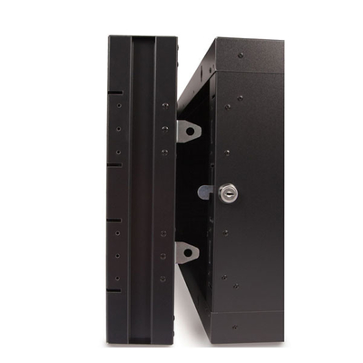 Swing Out Outdoor Data Cabinet , Side Panels In Wall Network Cabinet For Sensitive Datacom Equipment