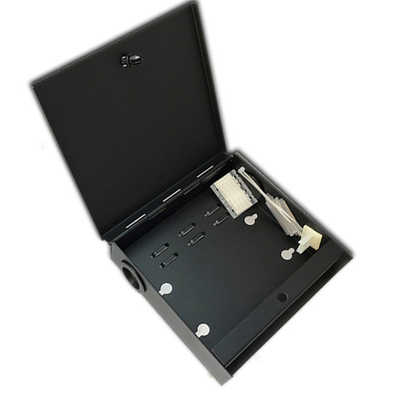 LightWeight Rack Mount Fiber Termination Box , Aluminum Ftth Distribution Terminal Box 1 Panel