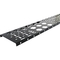 150mm 0U Black Cable Management Panel Multi Usage Enhanced Cable Tray 2pcs